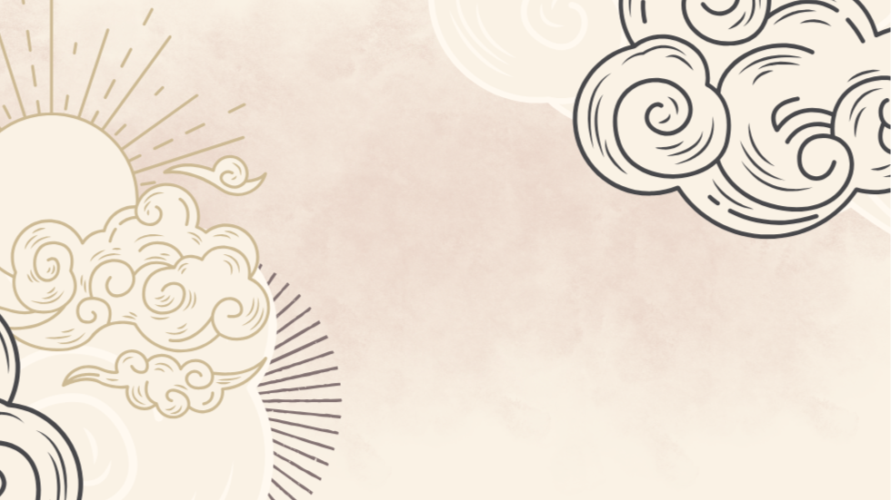 Hintergrundbanner für die Startseite im Layout des Vistam Workbook Covers in Beige mit den Wolke und der Sonne