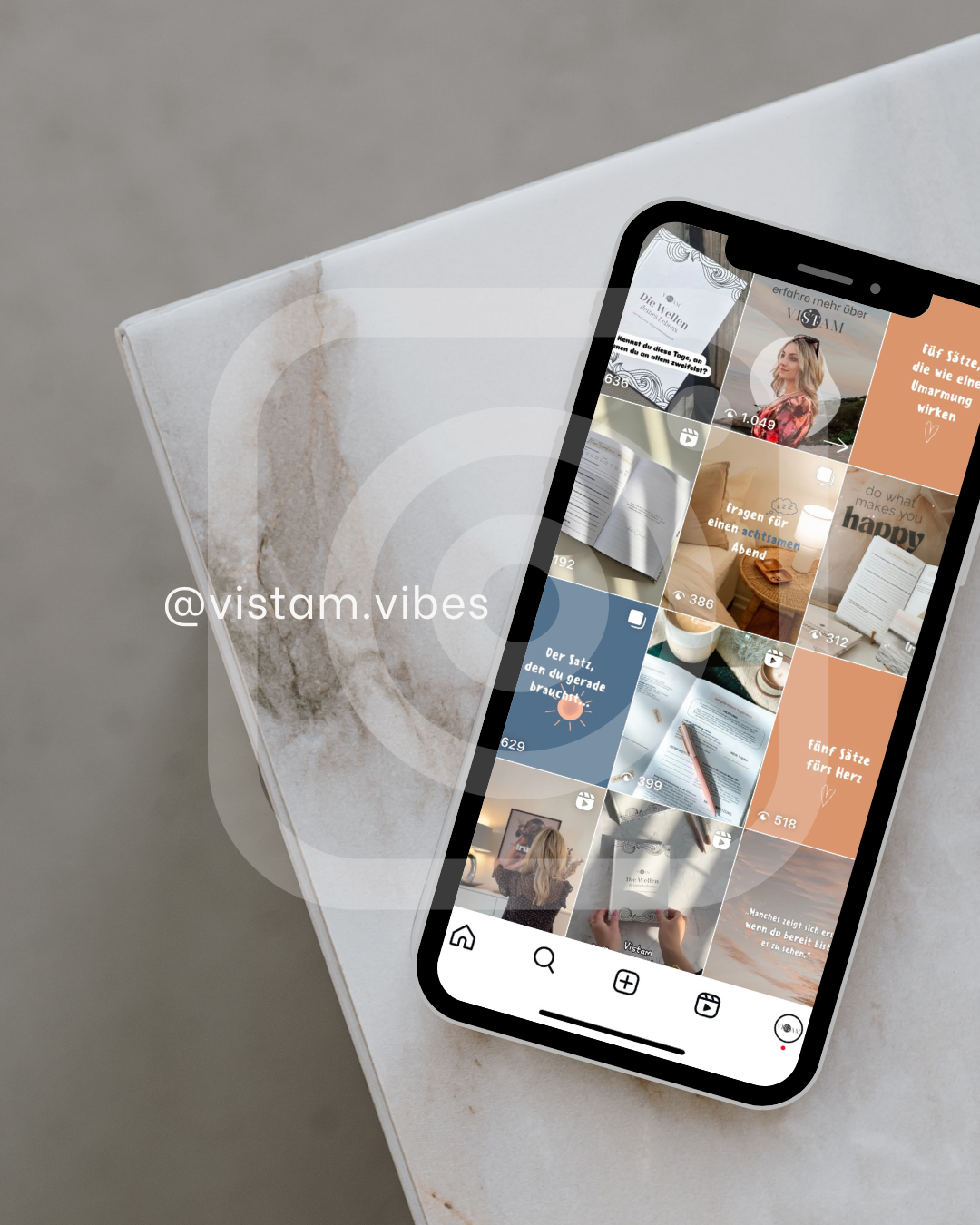 Folge Vistam auf Instagram und verpasse keine Rabatte und News