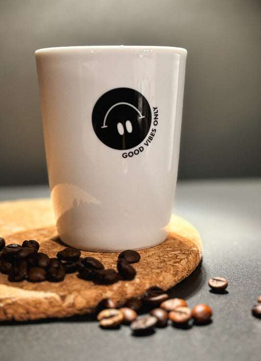 Becher Tasse Smiley - Good Vibes Only