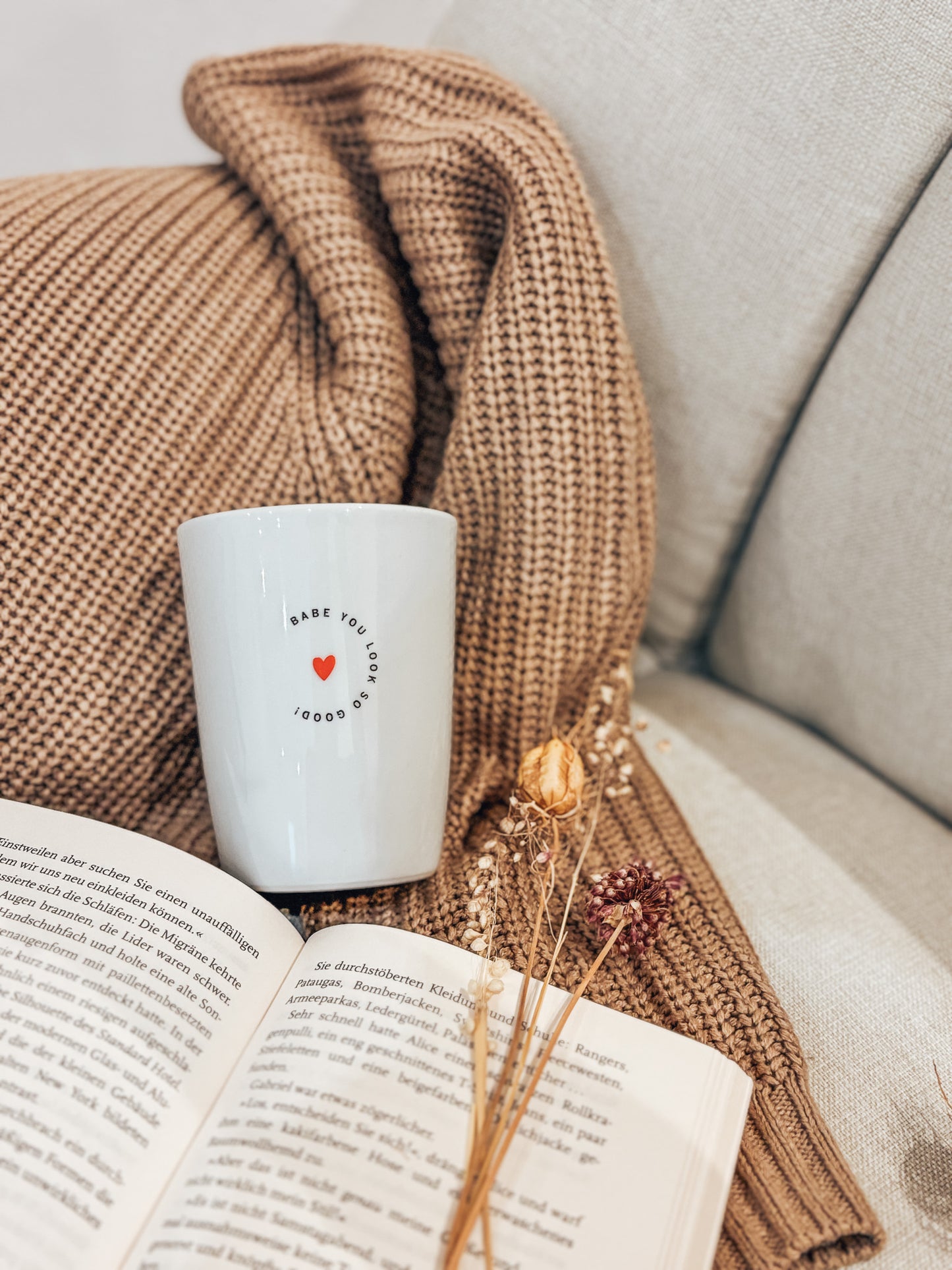 Becher Tasse Heart - You look so good