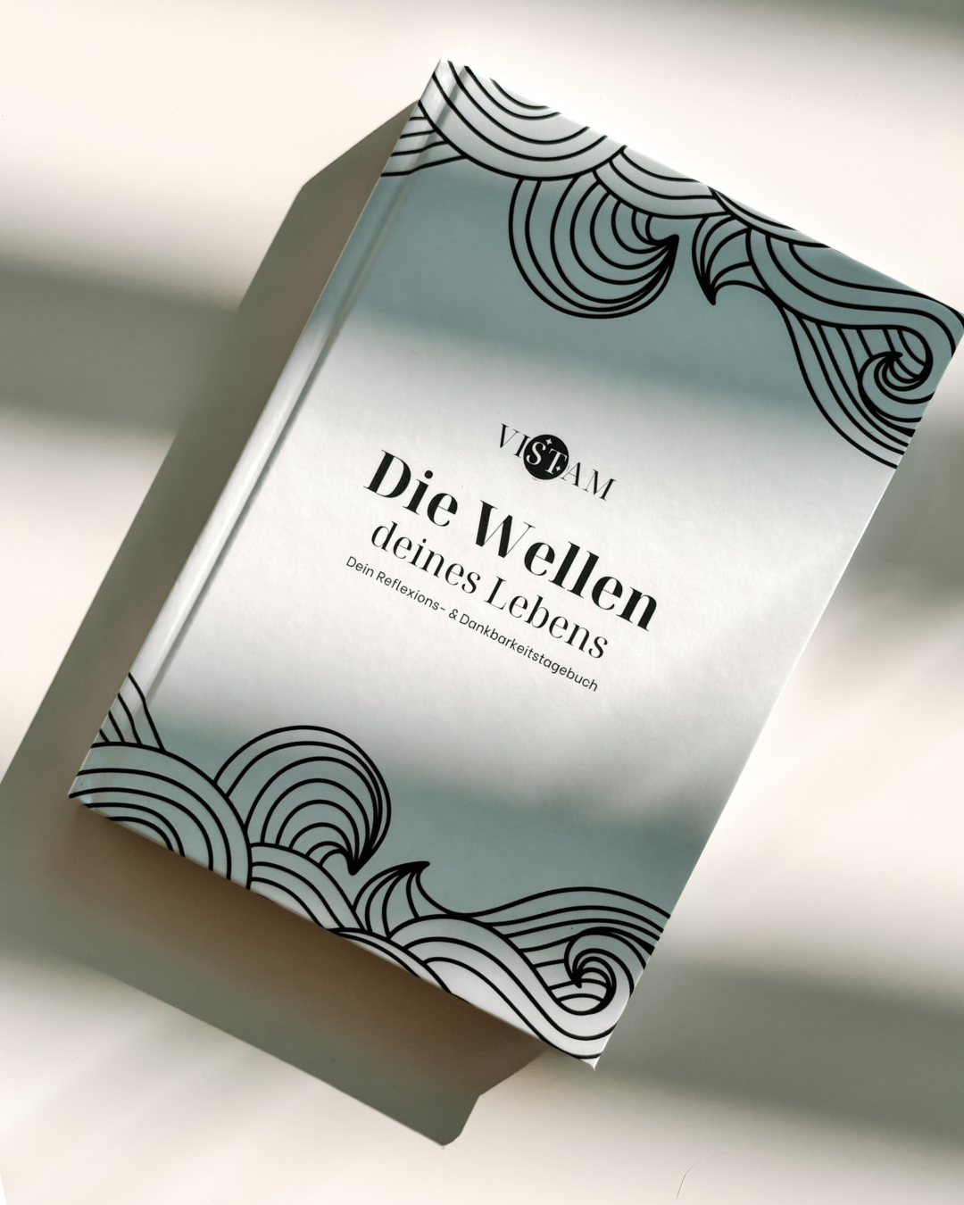Reflexionstagebuch Die Wellen deines Lebens – Achtsamkeit & Dankbarkeit in 154 Seiten
