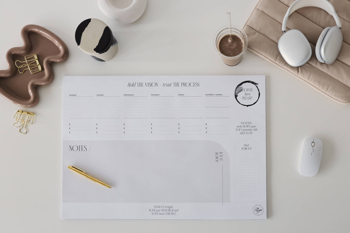 Große Design-Schreibunterlage, A2