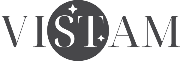Vistam Logo in grau